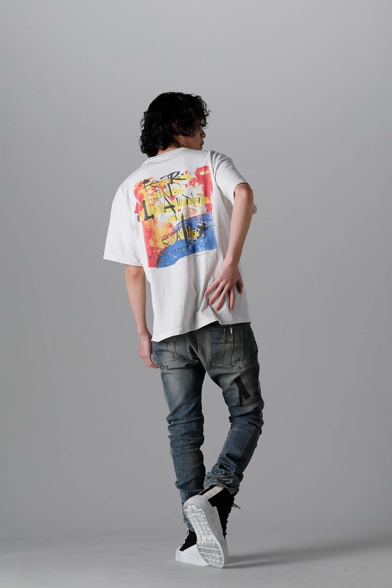 DENIM TEARS × ©SAINT M×××××× "SAINT TEARS" CLOWN Short Sleeve T-Shirt