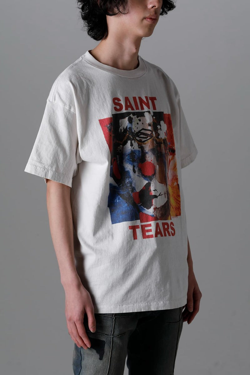 DENIM TEARS × ©SAINT M×××××× "SAINT TEARS" CLOWN Short Sleeve T-Shirt