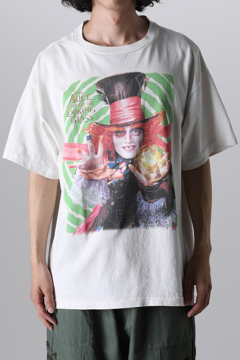 Disney(Alice in Wonderland) × ©SAINT M×××××× MAD HATTER Short sleeve T-shirt