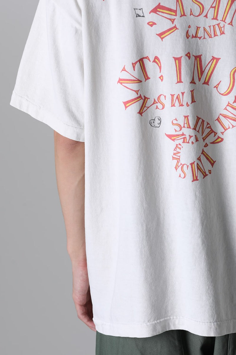 Disney(Alice in Wonderland) × ©SAINT M×××××× MAD HATTER Short sleeve T-shirt