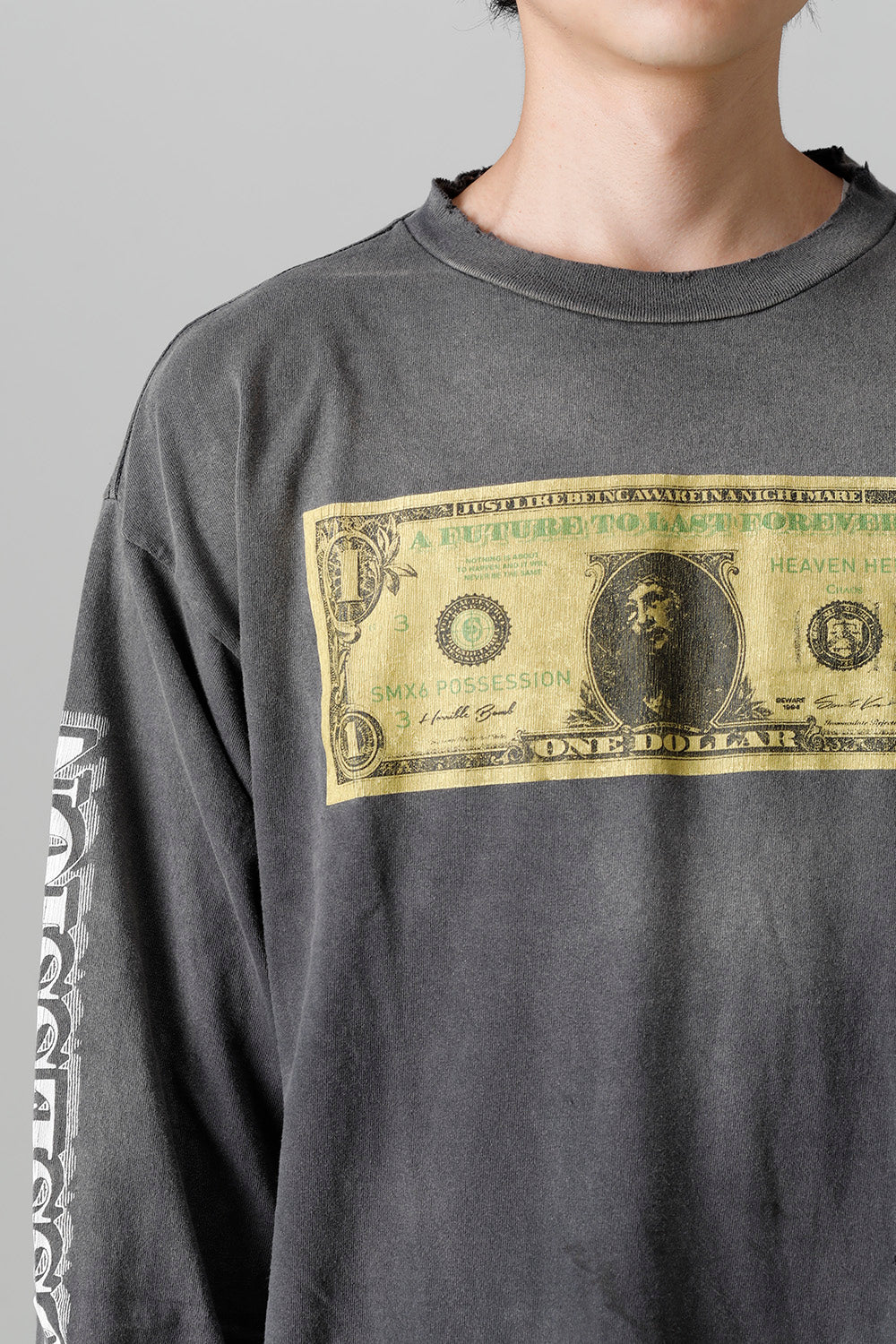 KOSUKE KAWAMURA × ©SAINT M×××××× KMR Long sleeve T-shirt