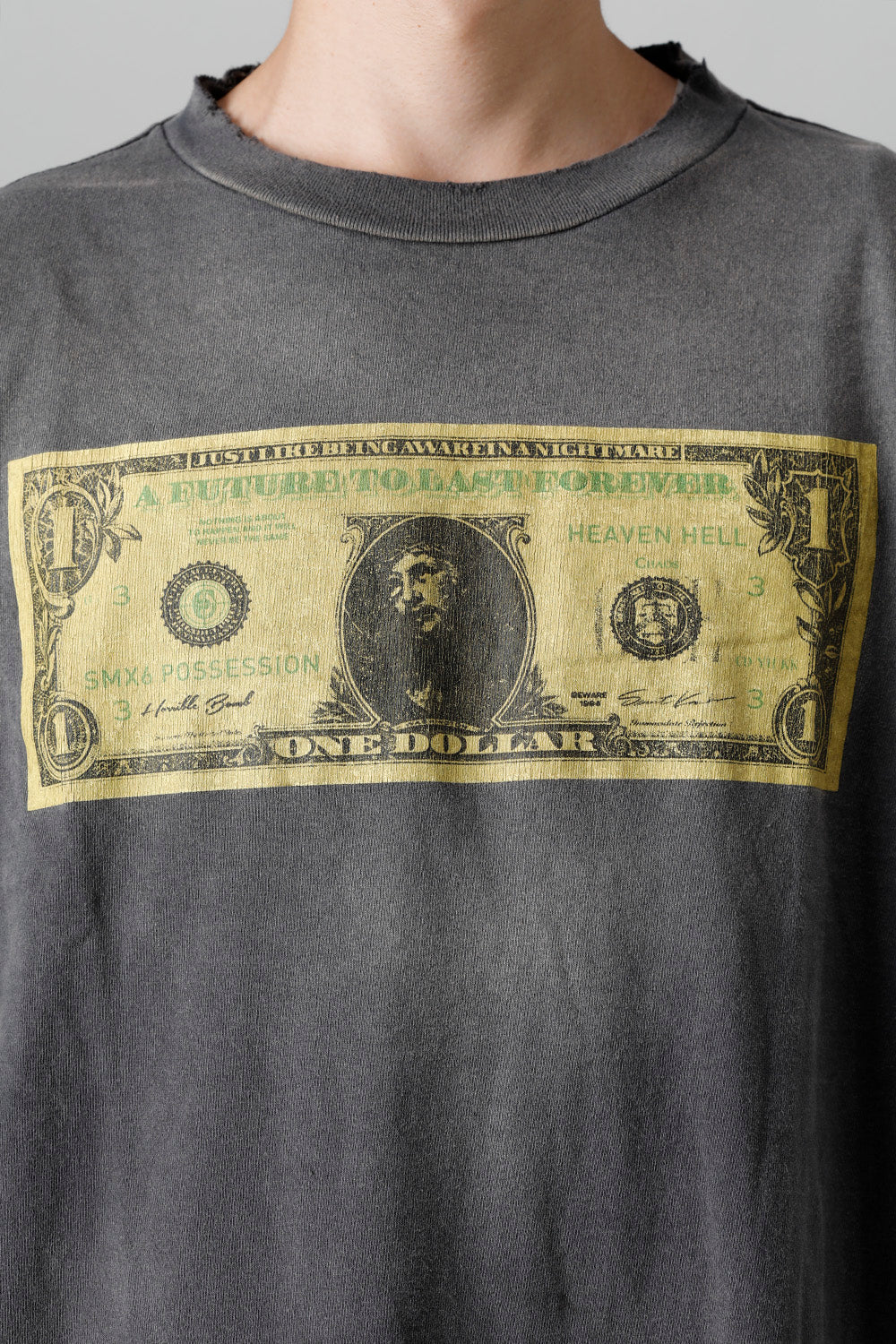 KOSUKE KAWAMURA × ©SAINT M×××××× KMR Long sleeve T-shirt