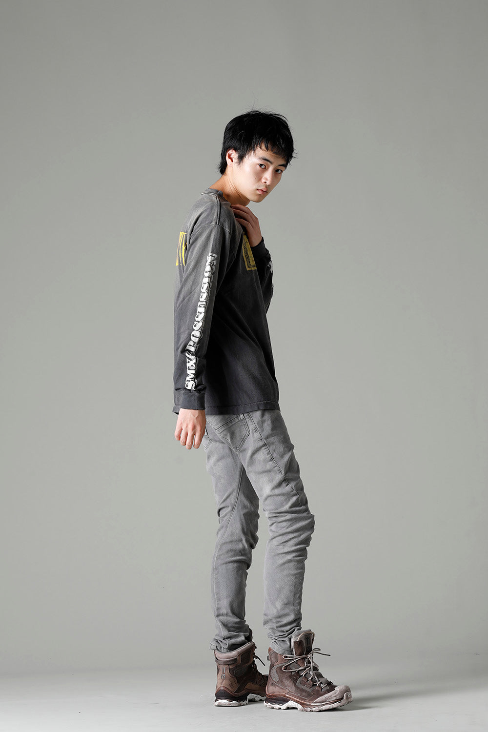 KOSUKE KAWAMURA × ©SAINT M×××××× KMR Long sleeve T-shirt