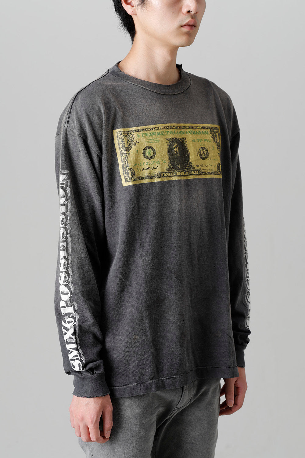 KOSUKE KAWAMURA × ©SAINT M×××××× KMR Long sleeve T-shirt