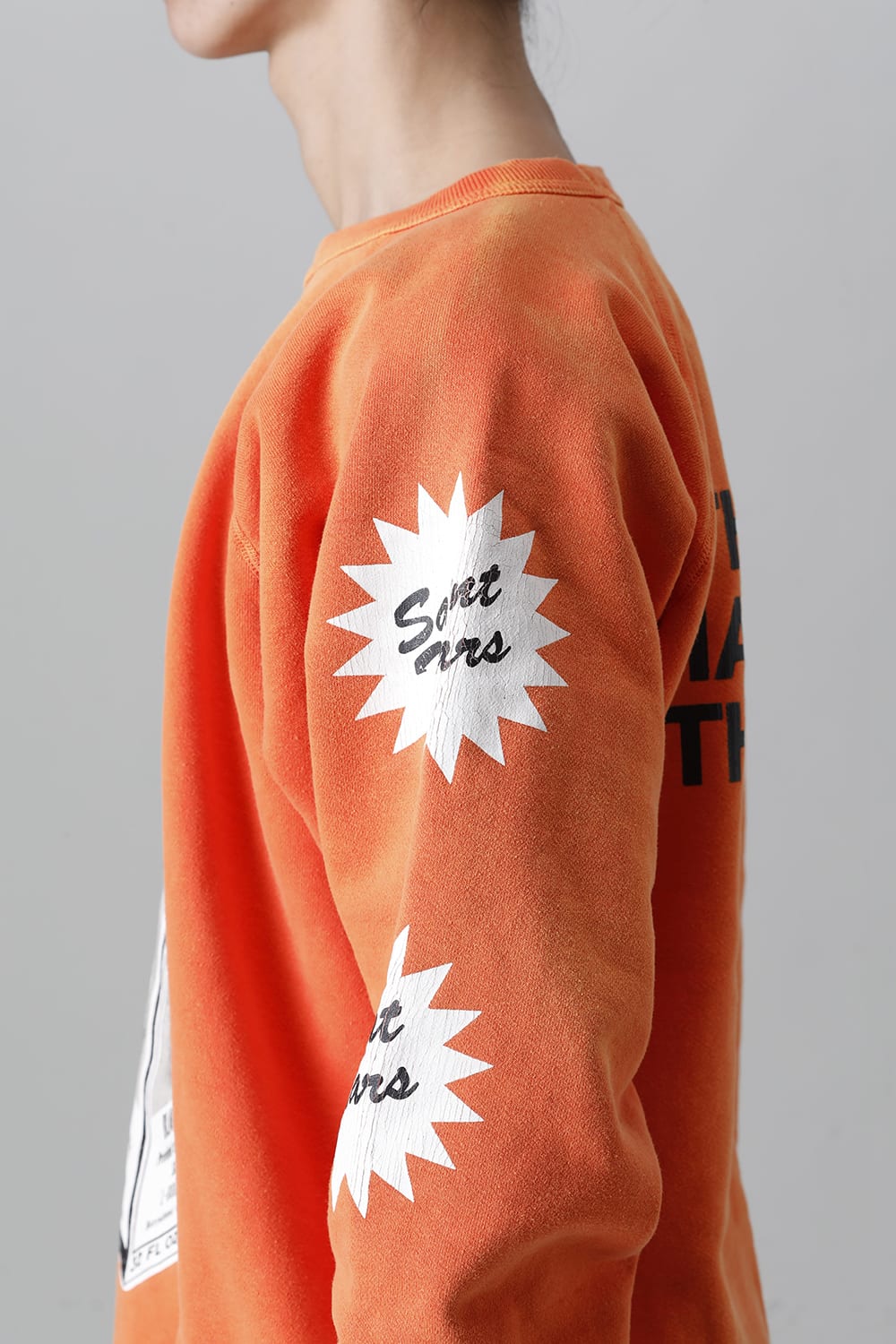 DENIM TEARS × ©SAINT M×××××× "SAINT TEARS" MILK PACK Raglan sleeve Sweat shirt