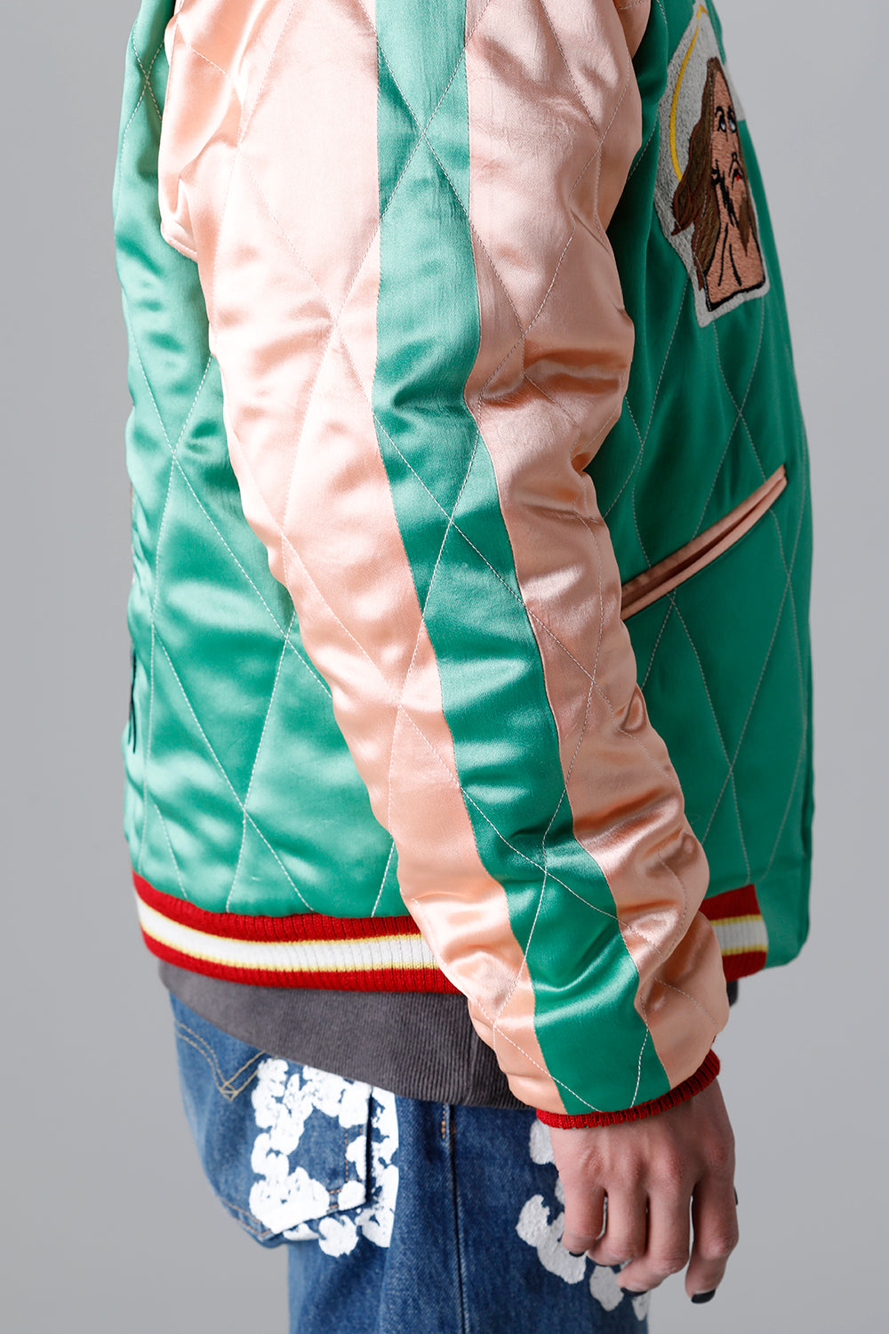 DENIM TEARS × ©SAINT M×××××× "SAINT TEARS" Reversible Sukajyan