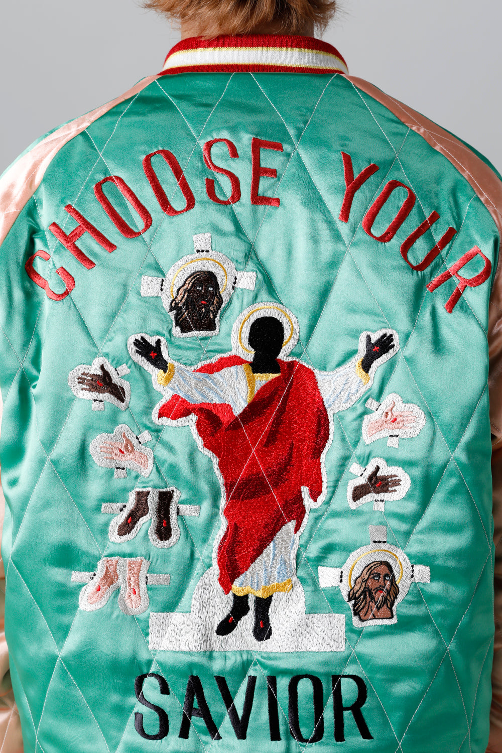 DENIM TEARS × ©SAINT M×××××× "SAINT TEARS" Reversible Sukajyan