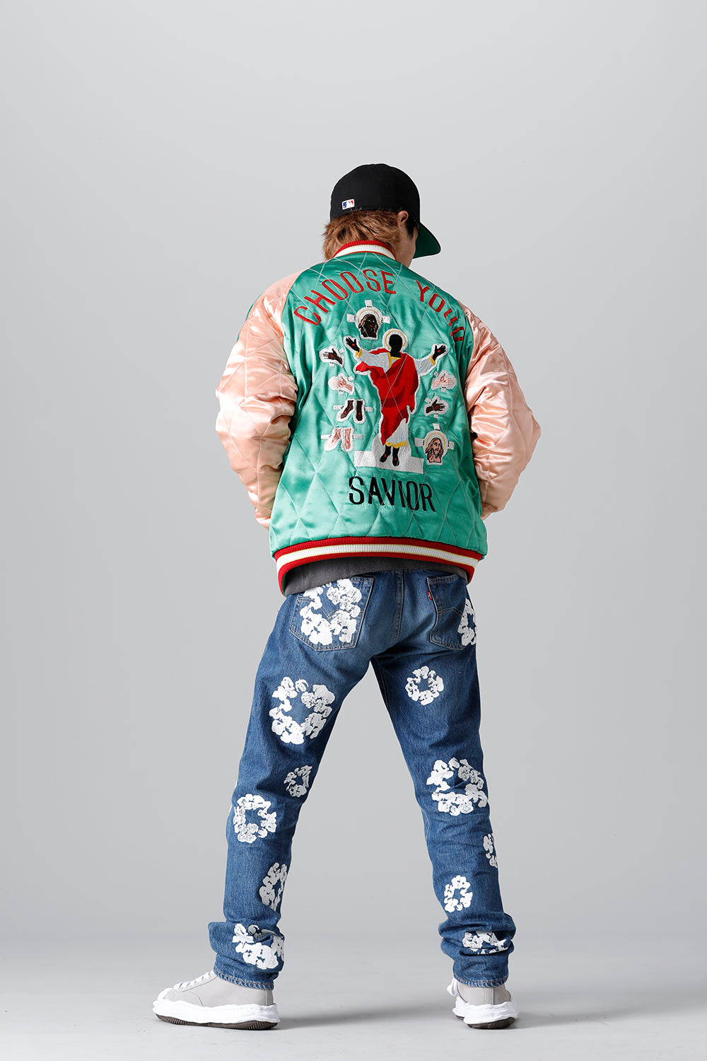 DENIM TEARS × ©SAINT M×××××× "SAINT TEARS" Reversible Sukajyan