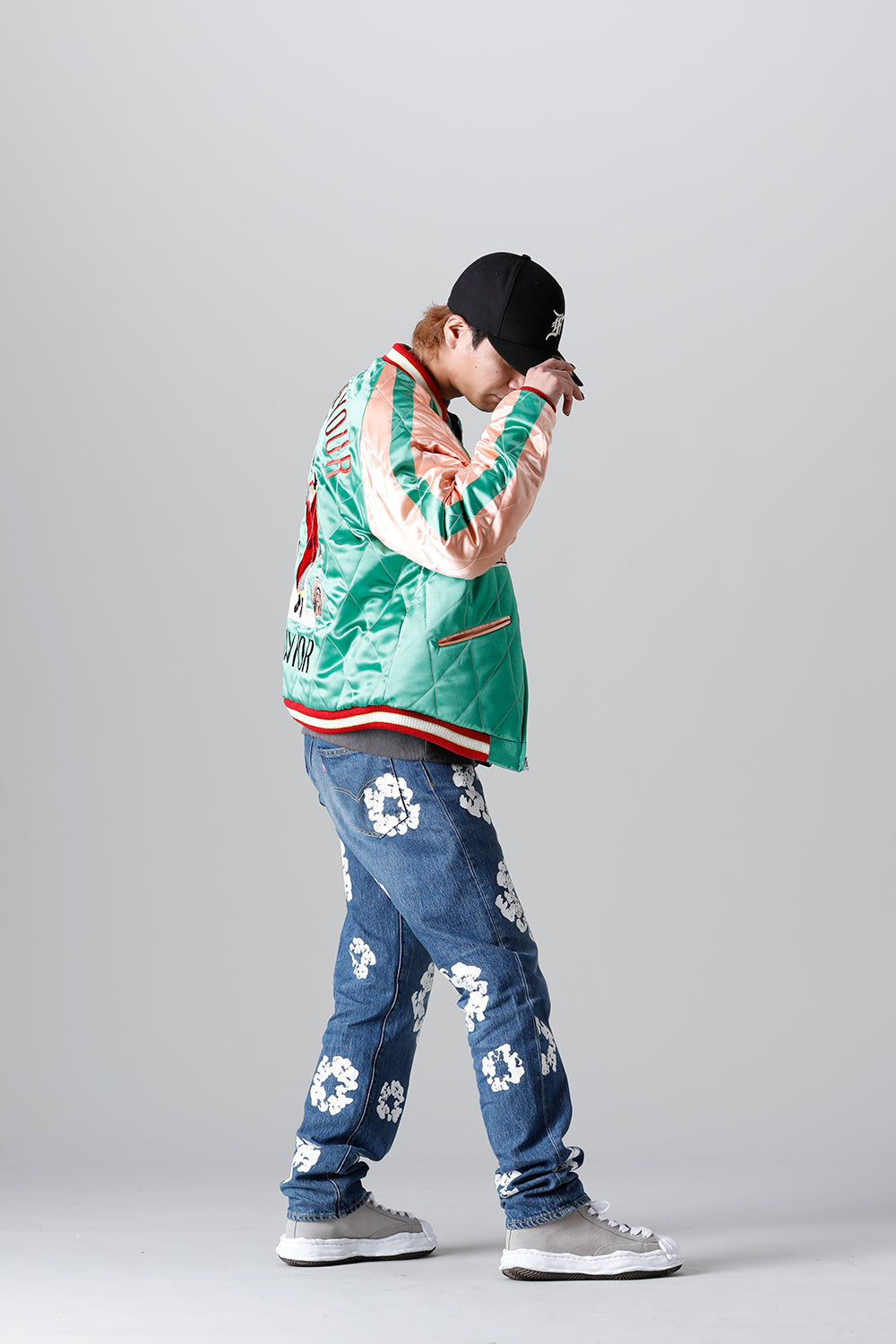 DENIM TEARS × ©SAINT M×××××× "SAINT TEARS" Reversible Sukajyan