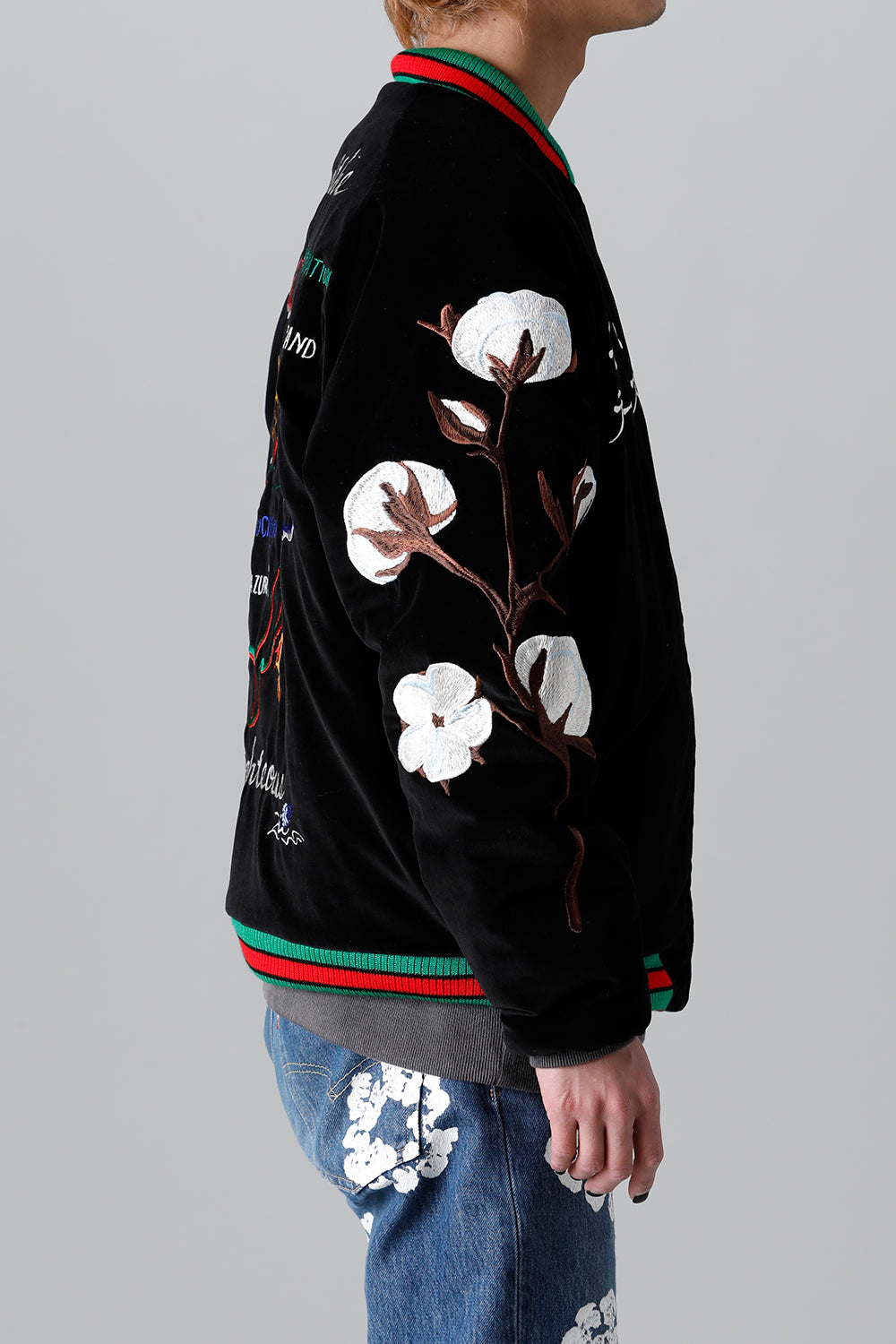 DENIM TEARS × ©SAINT M×××××× "SAINT TEARS" Reversible Sukajyan