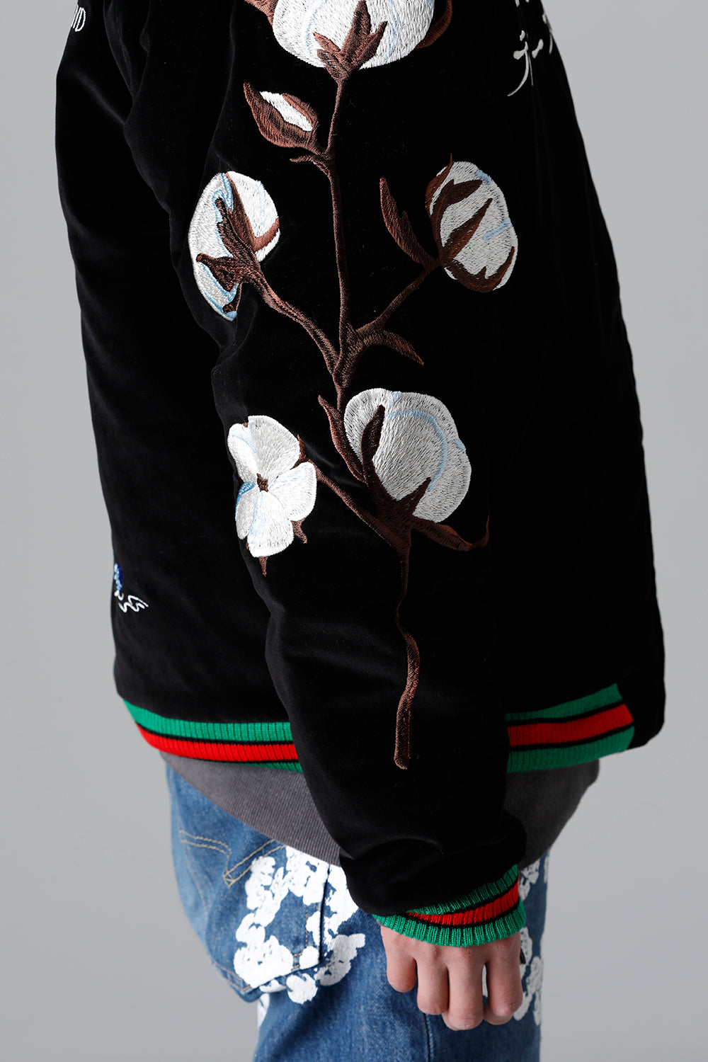 DENIM TEARS × ©SAINT M×××××× "SAINT TEARS" Reversible Sukajyan