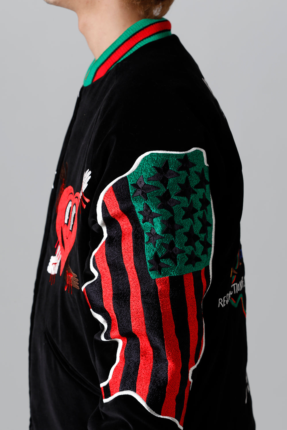 DENIM TEARS × ©SAINT M×××××× "SAINT TEARS" Reversible Sukajyan