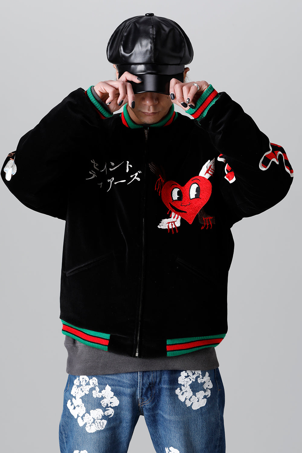 DENIM TEARS × ©SAINT M×××××× "SAINT TEARS" Reversible Sukajyan