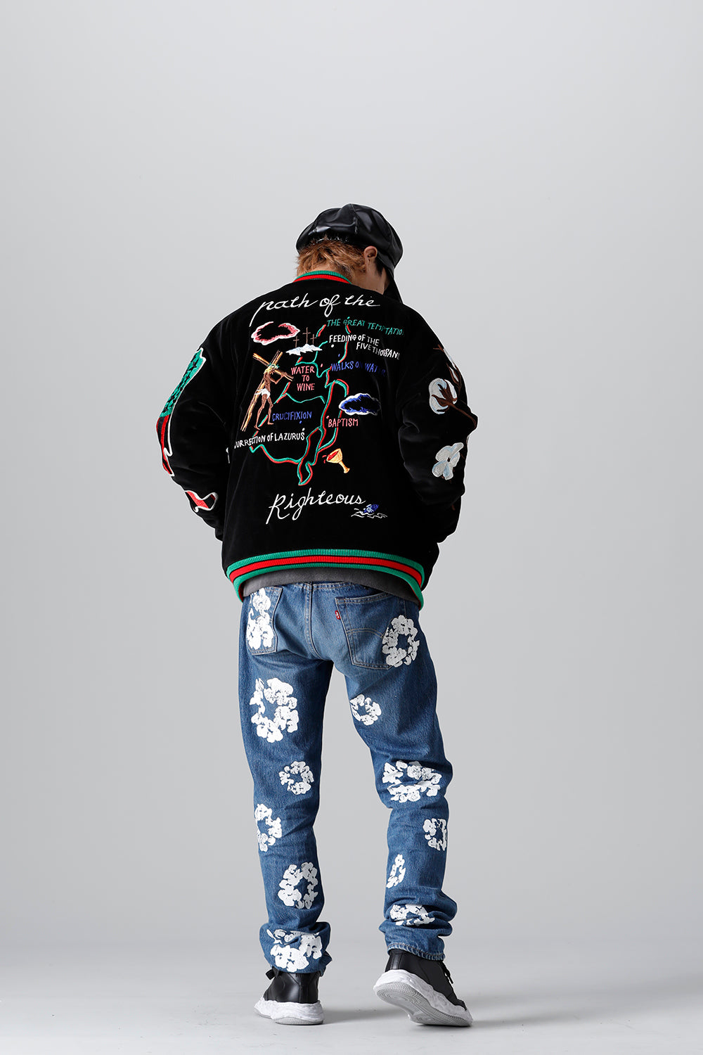 DENIM TEARS × ©SAINT M×××××× "SAINT TEARS" Reversible Sukajyan