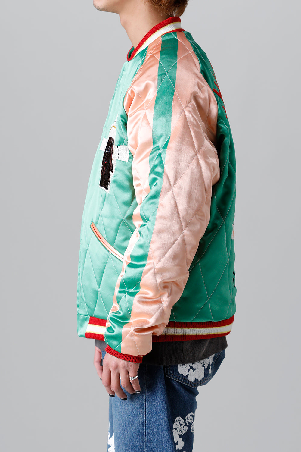 DENIM TEARS × ©SAINT M×××××× "SAINT TEARS" Reversible Sukajyan