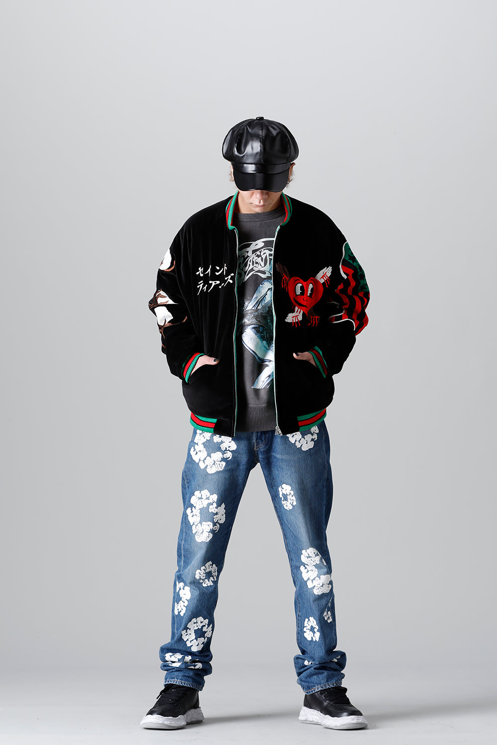 DENIM TEARS × ©SAINT M×××××× "SAINT TEARS" Reversible Sukajyan