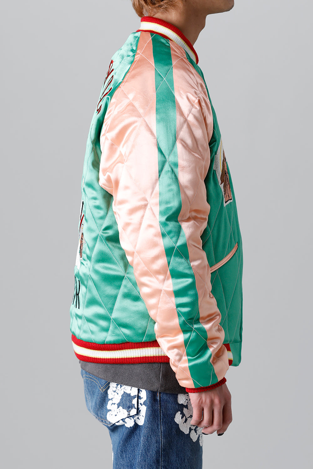 DENIM TEARS × ©SAINT M×××××× "SAINT TEARS" Reversible Sukajyan