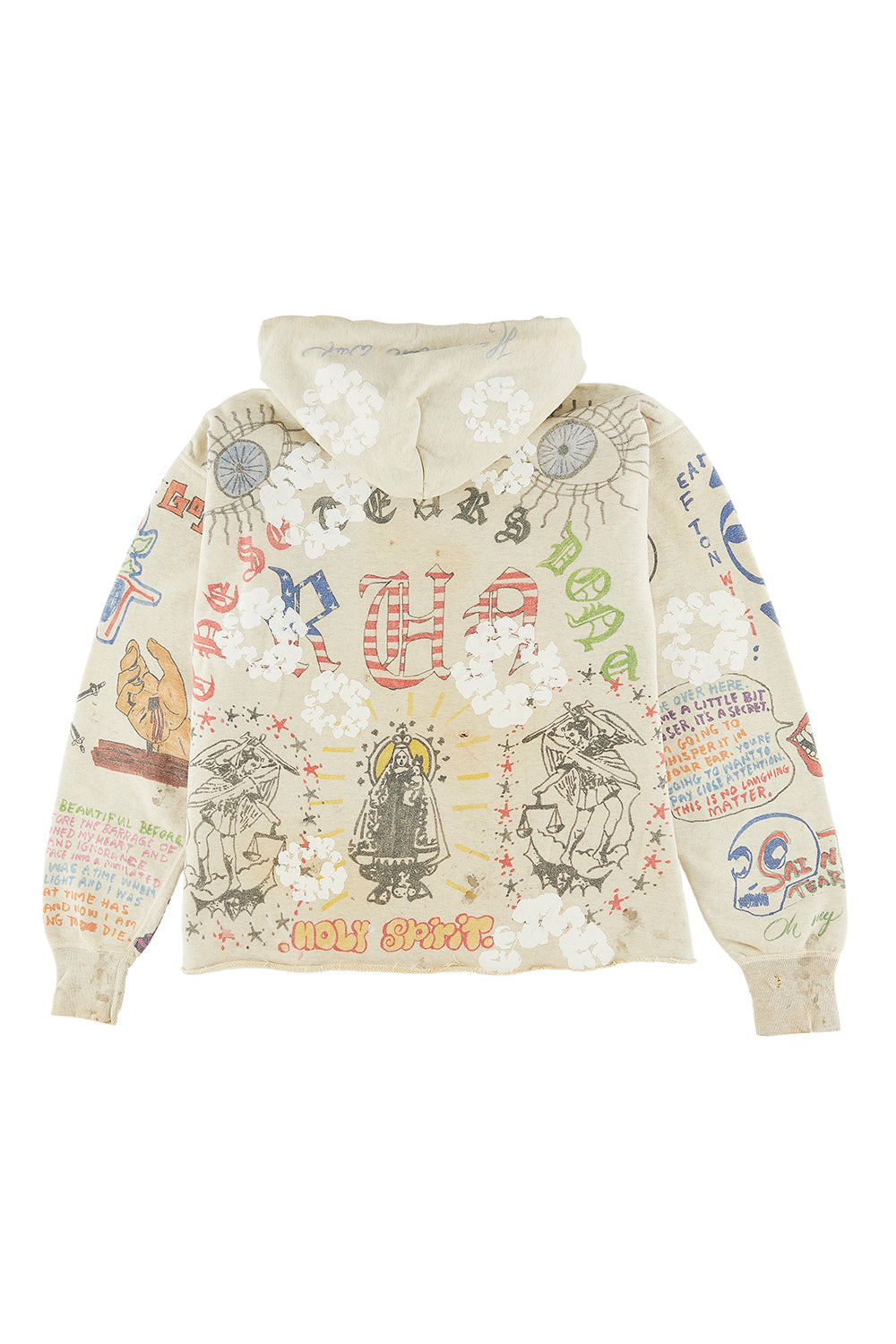 DENIM TEARS × ©SAINT M×××××× "SAINT TEARS" Graffiti Hoodie