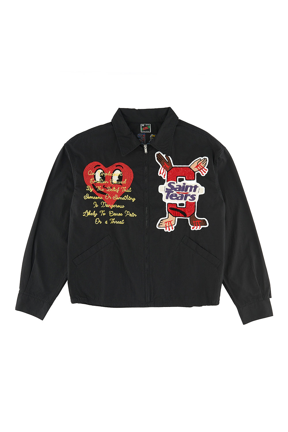 DENIM TEARS × ©SAINT M×××××× "SAINT TEARS" Swing Top Jacket Black