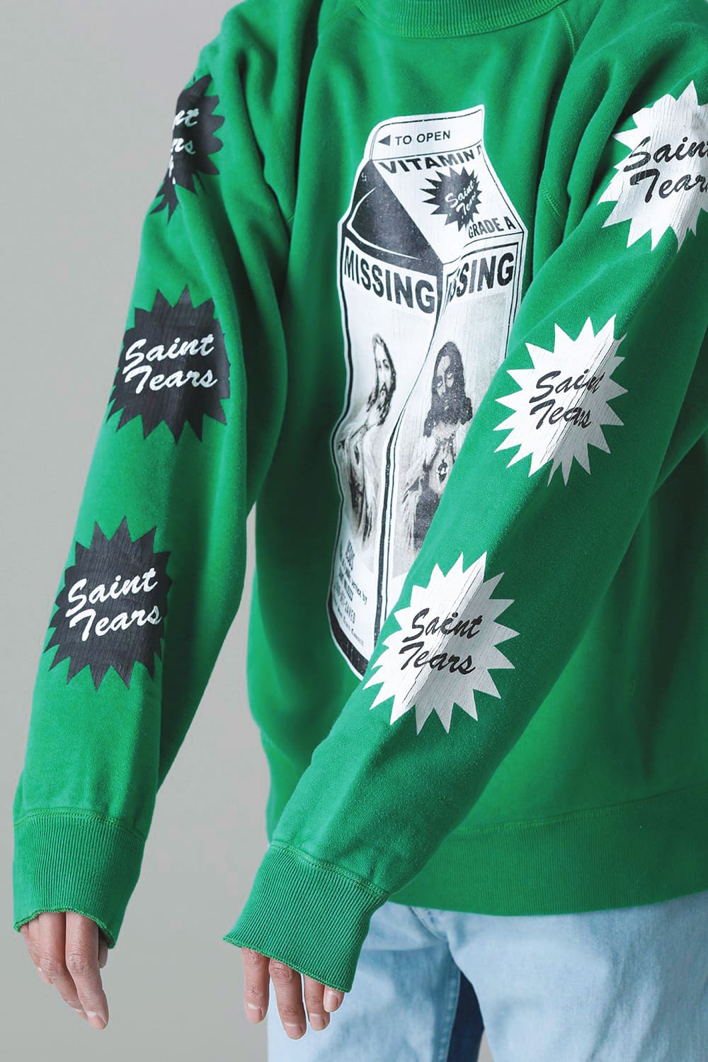 DENIM TEARS × ©SAINT M×××××× "SAINT TEARS" ON THE MLK Sweat shirt