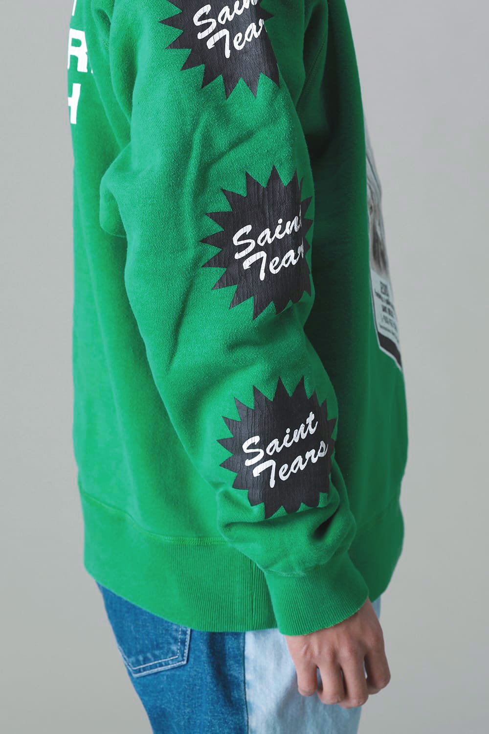 DENIM TEARS × ©SAINT M×××××× "SAINT TEARS" ON THE MLK Sweat shirt