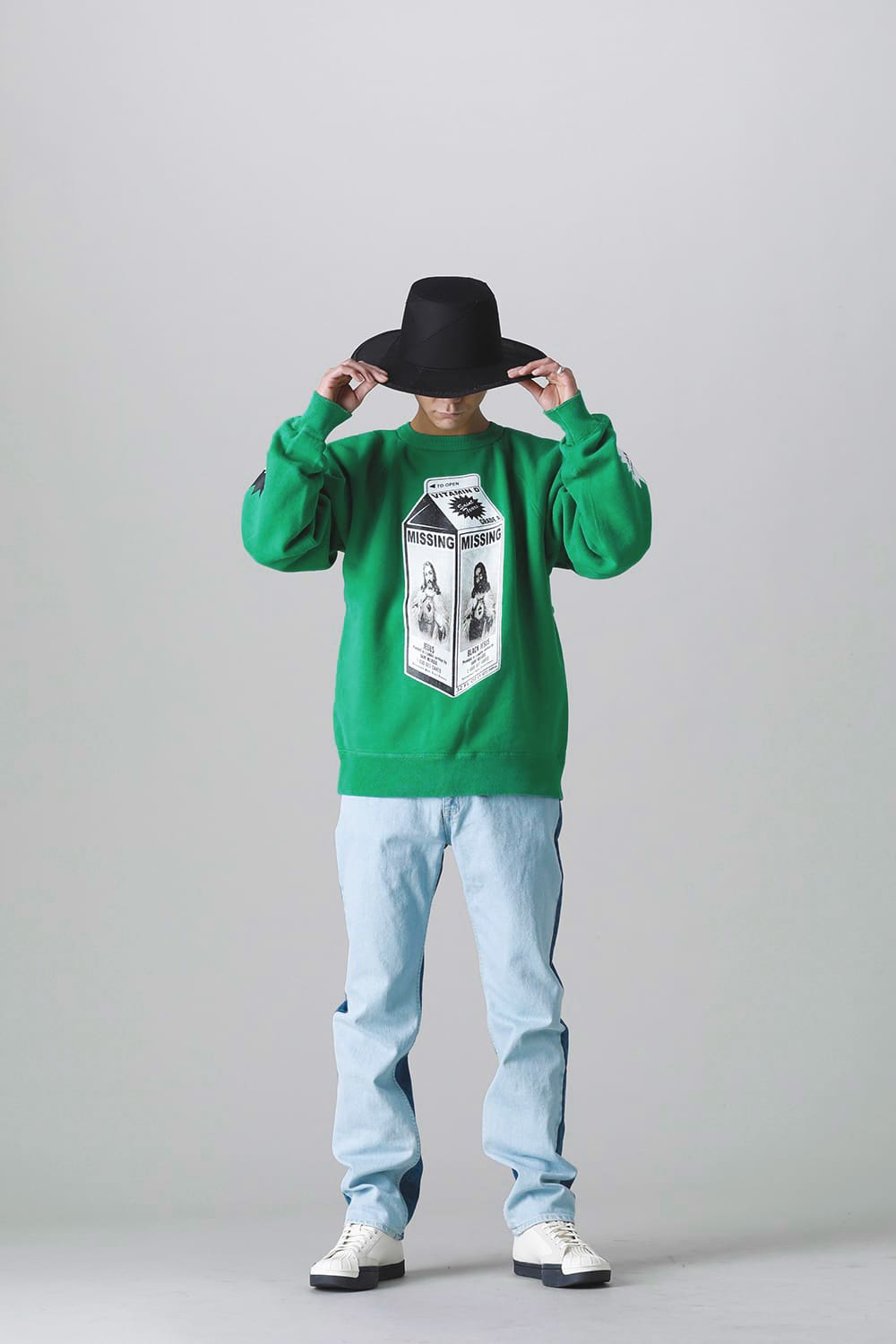 DENIM TEARS × ©SAINT M×××××× "SAINT TEARS" ON THE MLK Sweat shirt