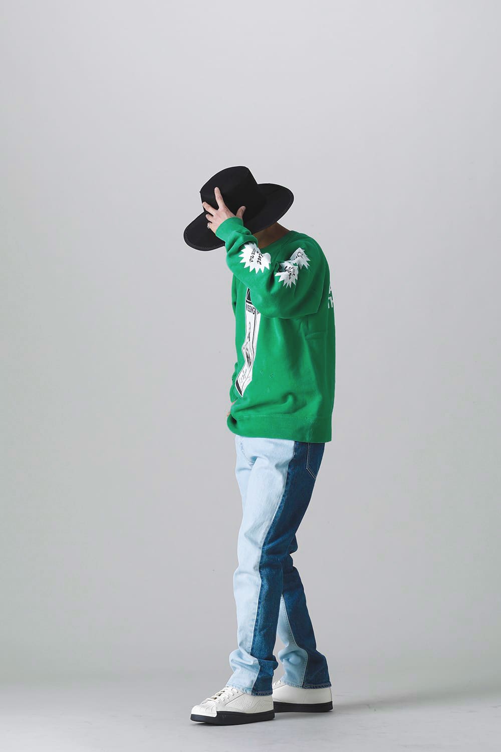 DENIM TEARS × ©SAINT M×××××× "SAINT TEARS" ON THE MLK Sweat shirt