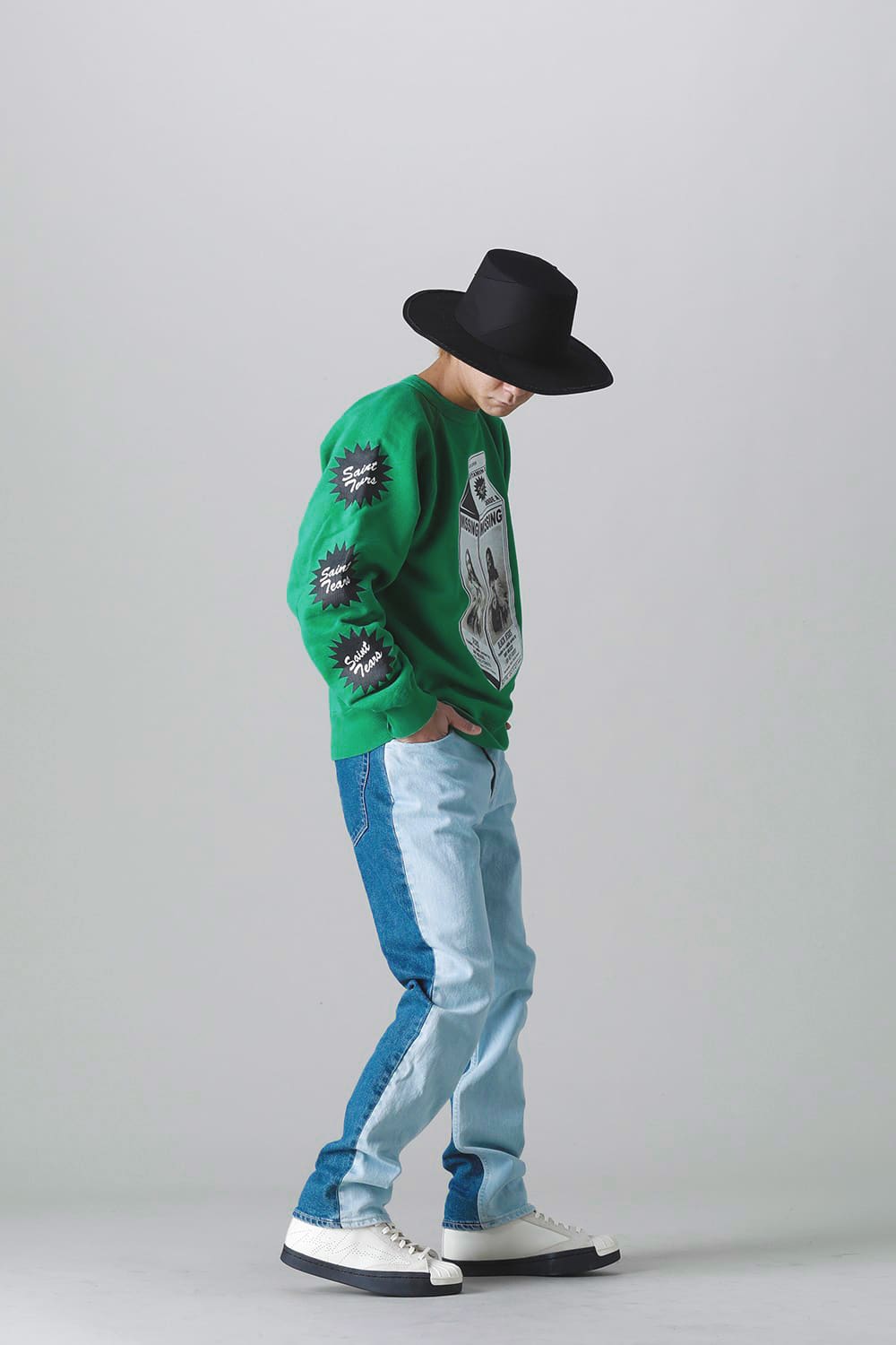 DENIM TEARS × ©SAINT M×××××× "SAINT TEARS" ON THE MLK Sweat shirt