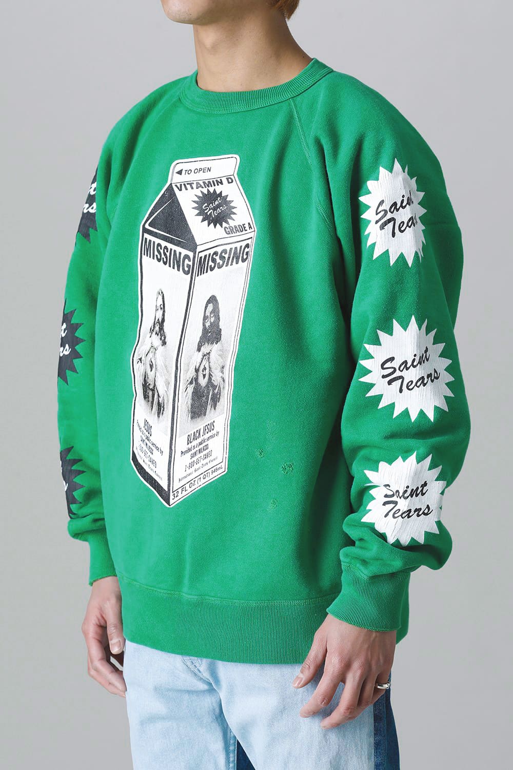 DENIM TEARS × ©SAINT M×××××× "SAINT TEARS" ON THE MLK Sweat shirt