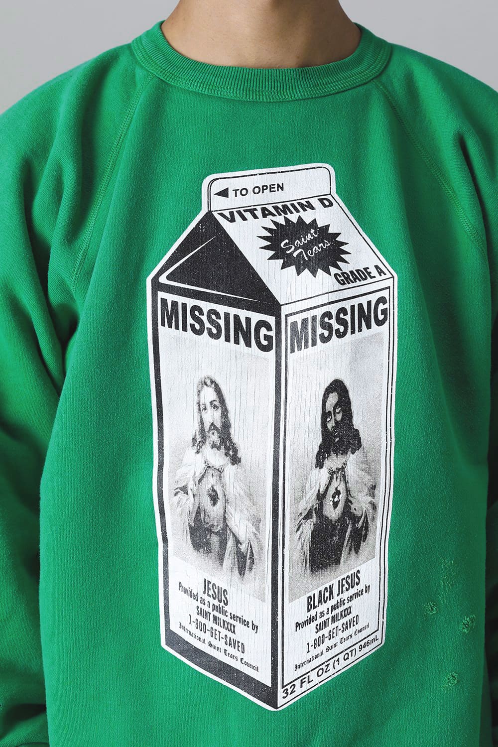 DENIM TEARS × ©SAINT M×××××× "SAINT TEARS" ON THE MLK Sweat shirt