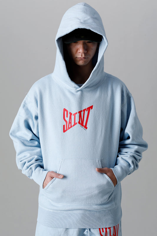 SAINT Logo hoodie Sax Blue