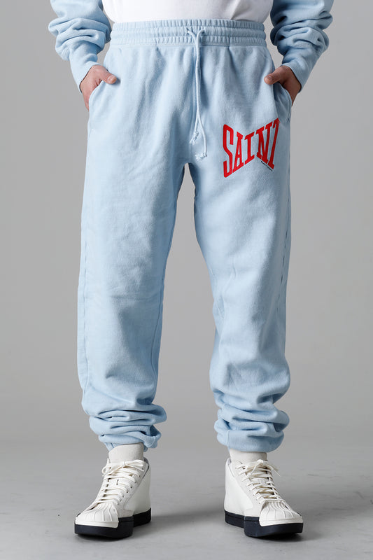 Logo Sweat pants Sax Blue