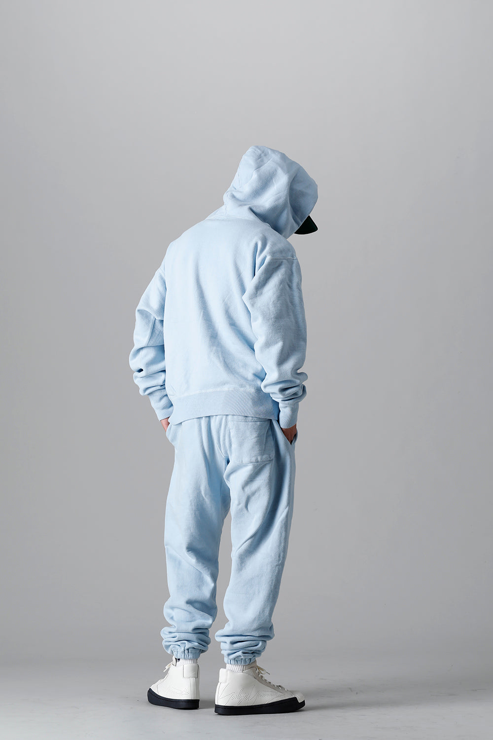 Logo Sweat pants Sax Blue