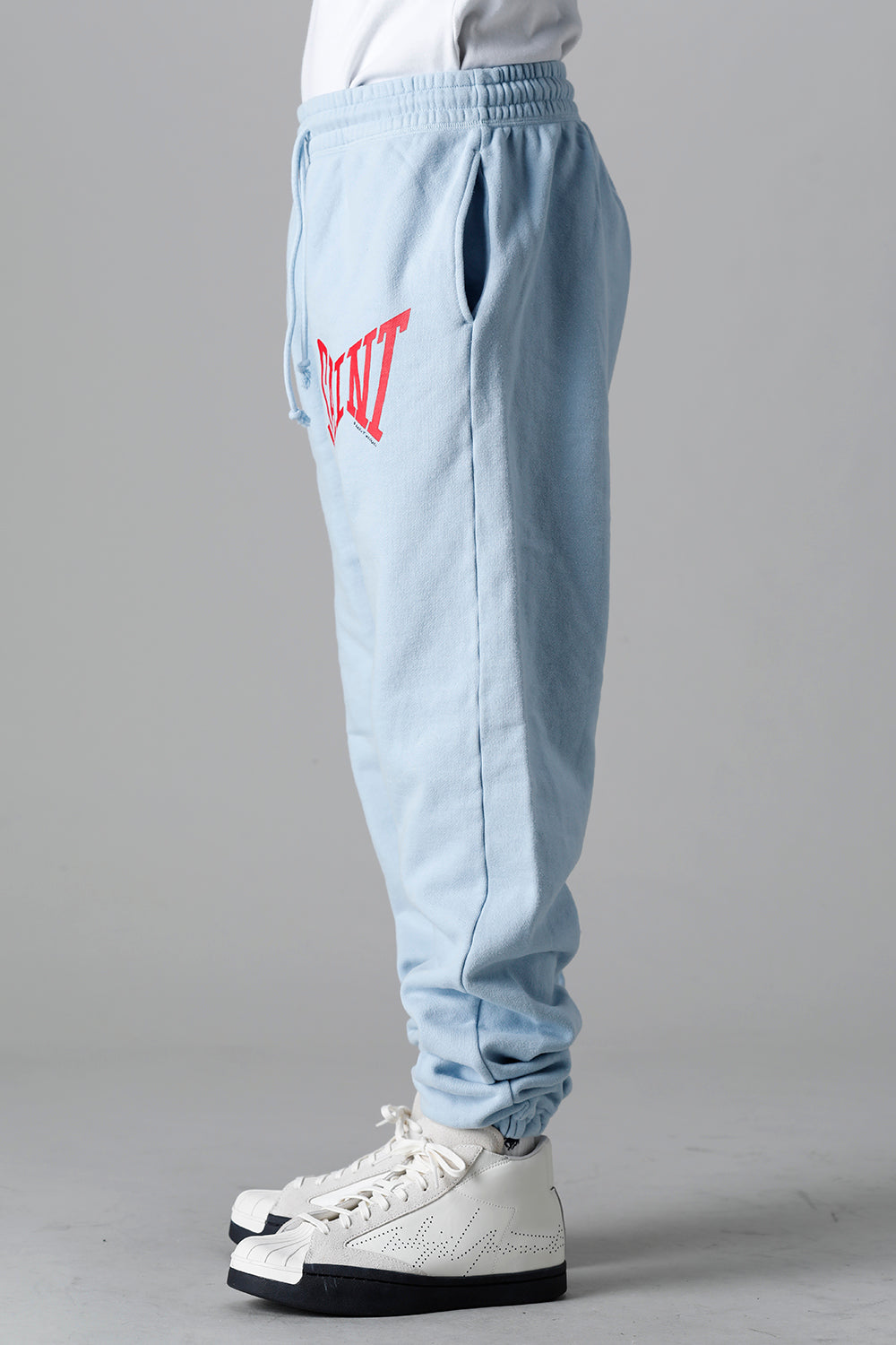 Logo Sweat pants Sax Blue