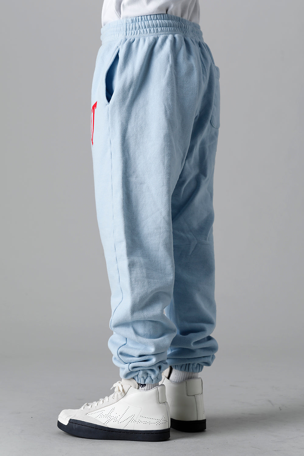 Logo Sweat pants Sax Blue
