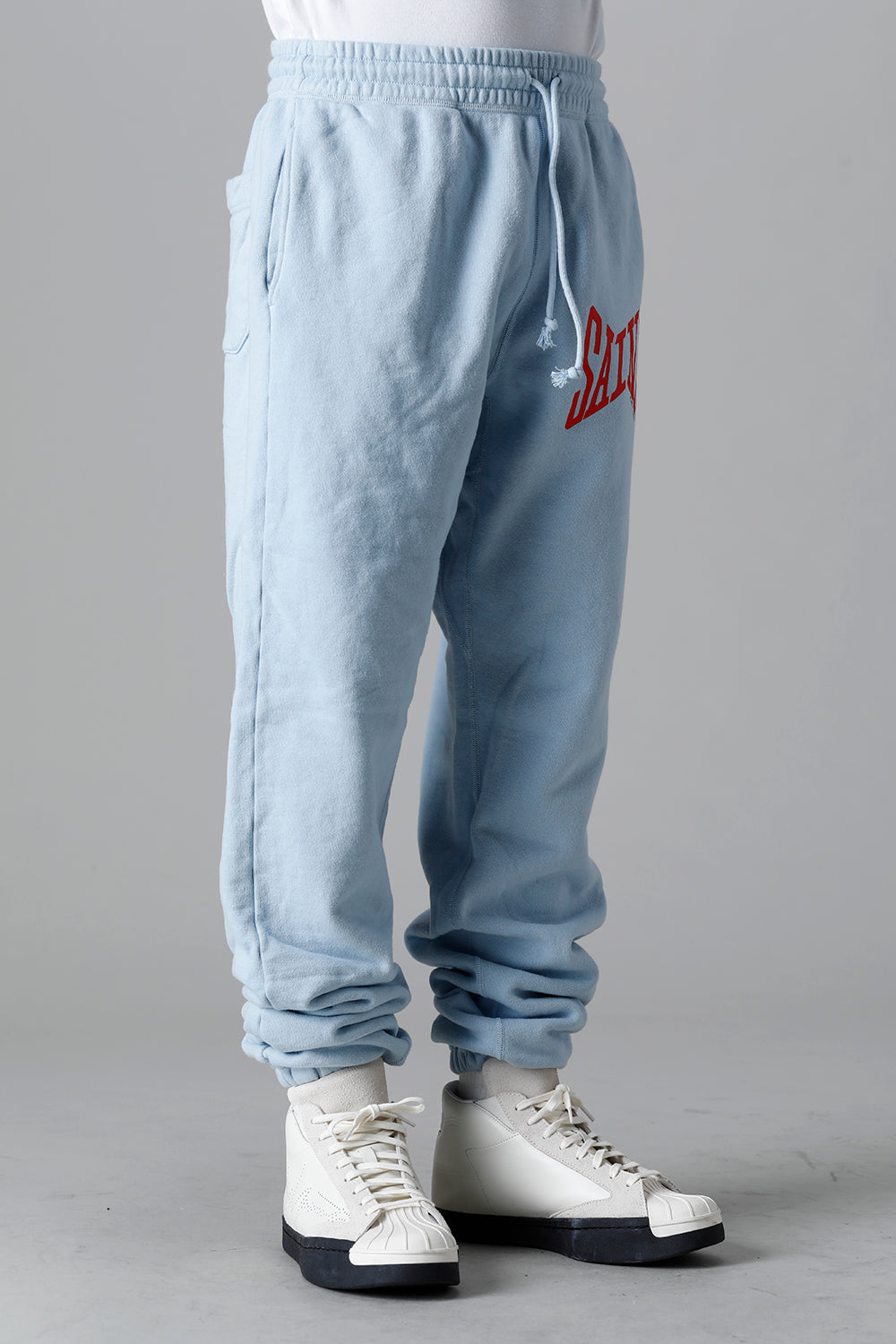 Logo Sweat pants Sax Blue