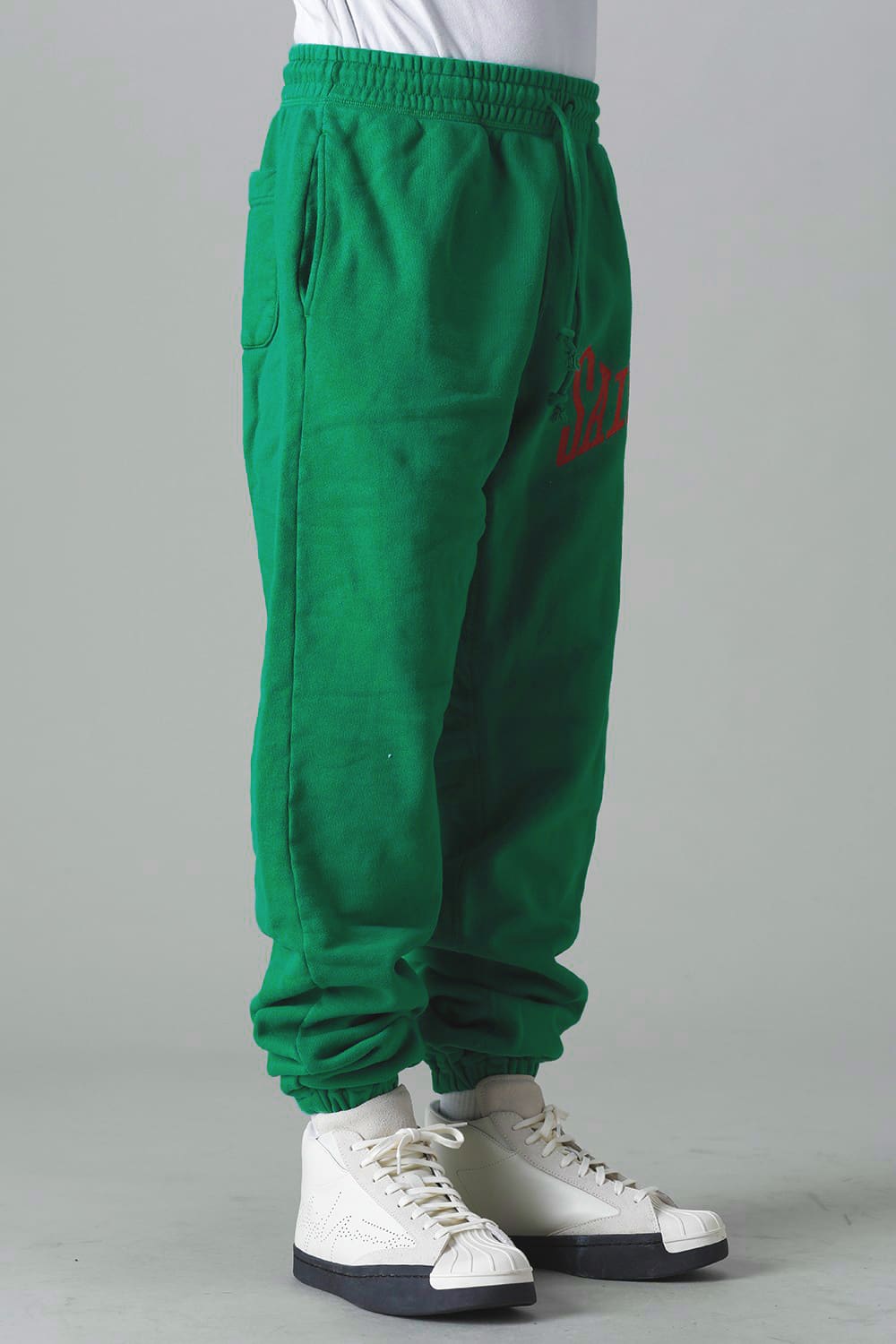 Logo Sweat pants Green