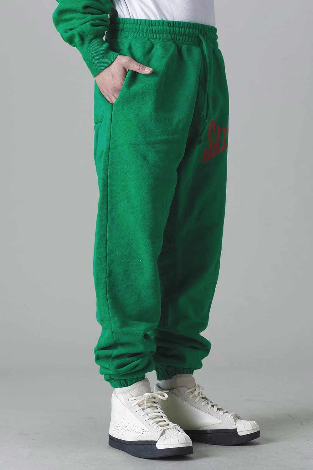 Logo Sweat pants Green