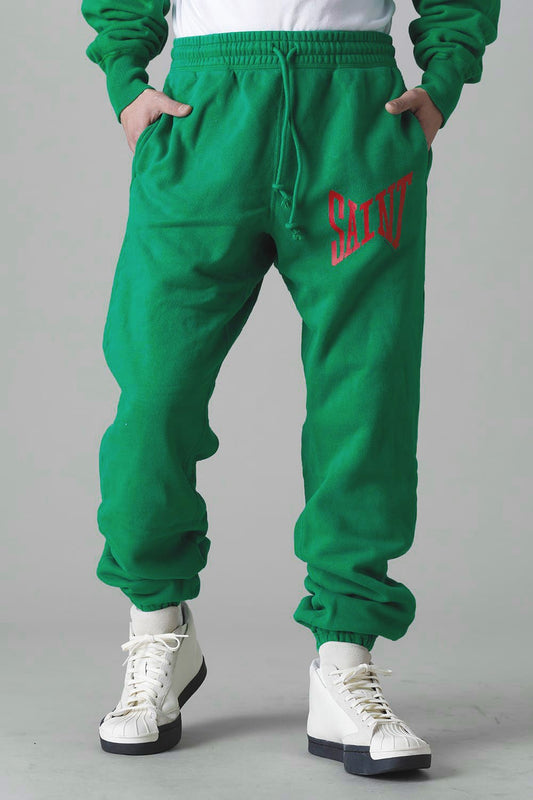 Logo Sweat pants Green