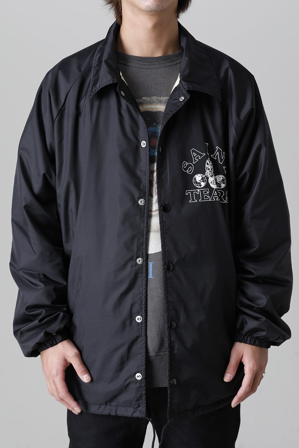 DENIM TEARS × ©SAINT M×××××× "SAINT TEARS" Coach Jacket