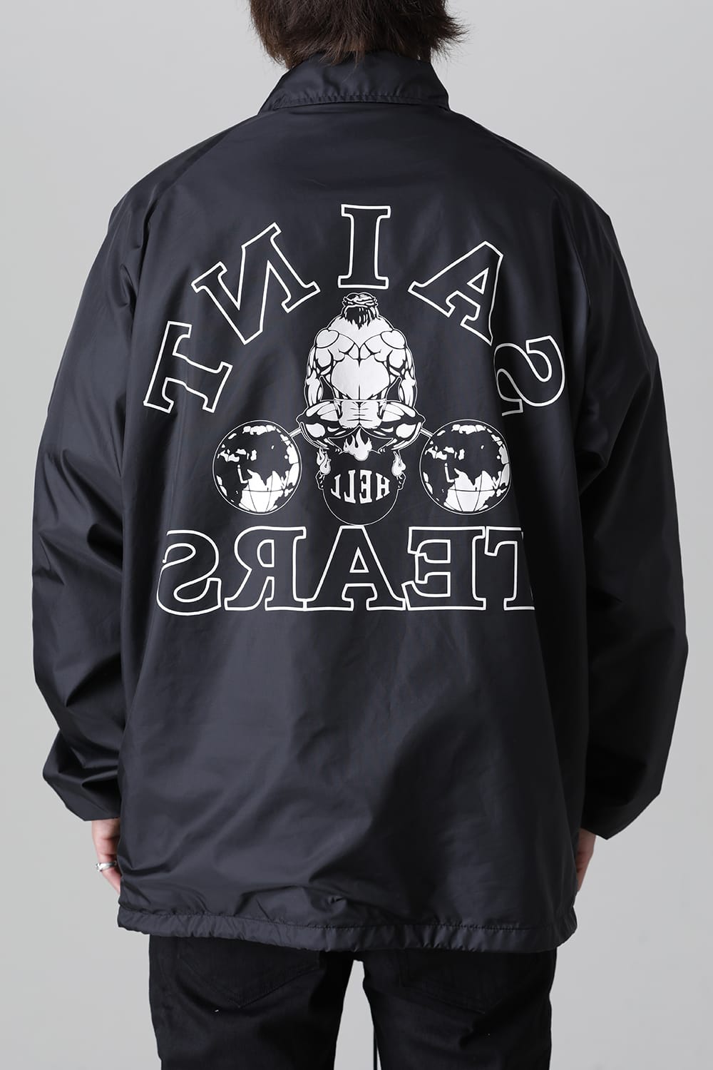 DENIM TEARS × ©SAINT M×××××× "SAINT TEARS" Coach Jacket