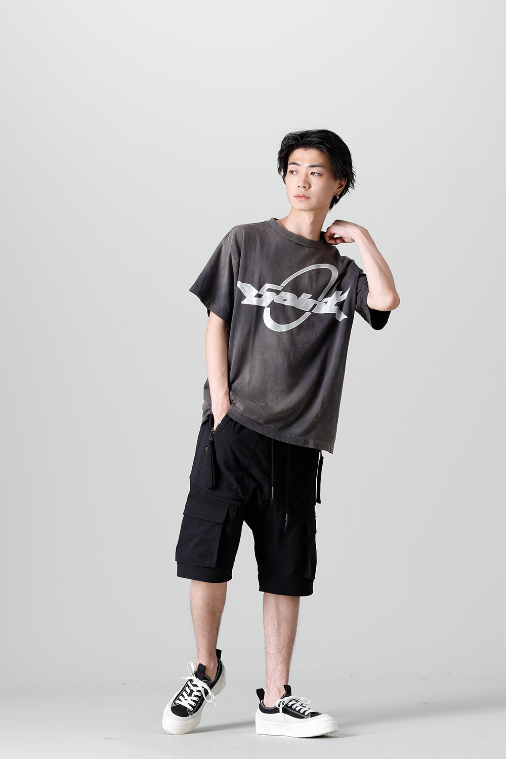 S.CIRCLE Short sleeve T-shirt Black