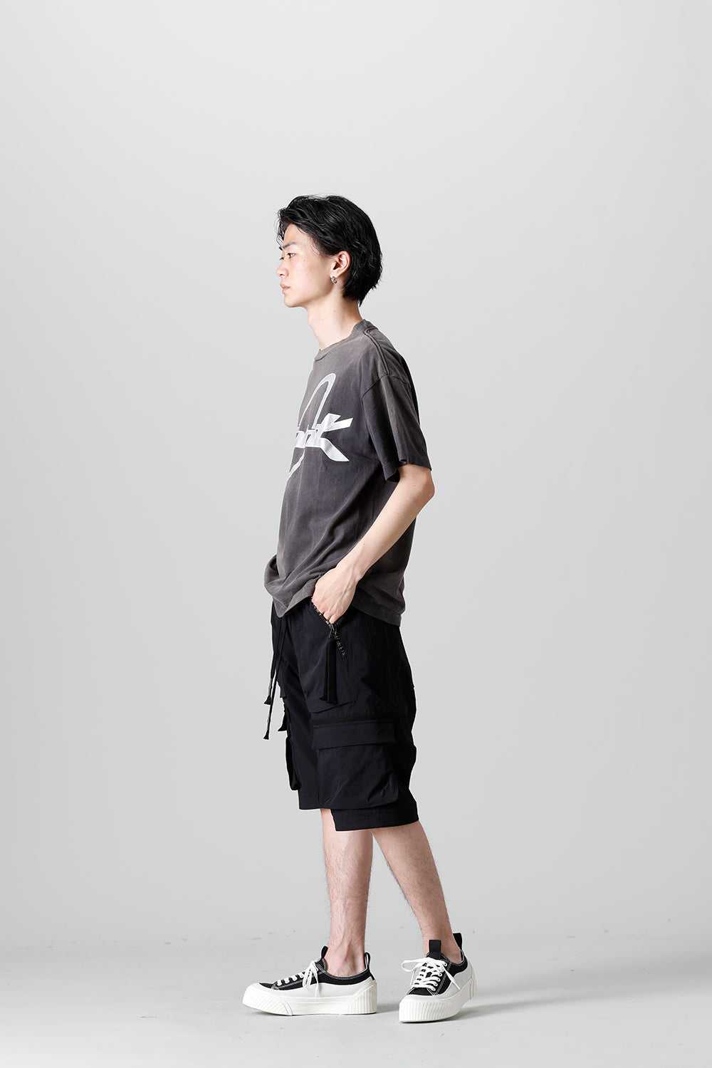 S.CIRCLE Short sleeve T-shirt Black