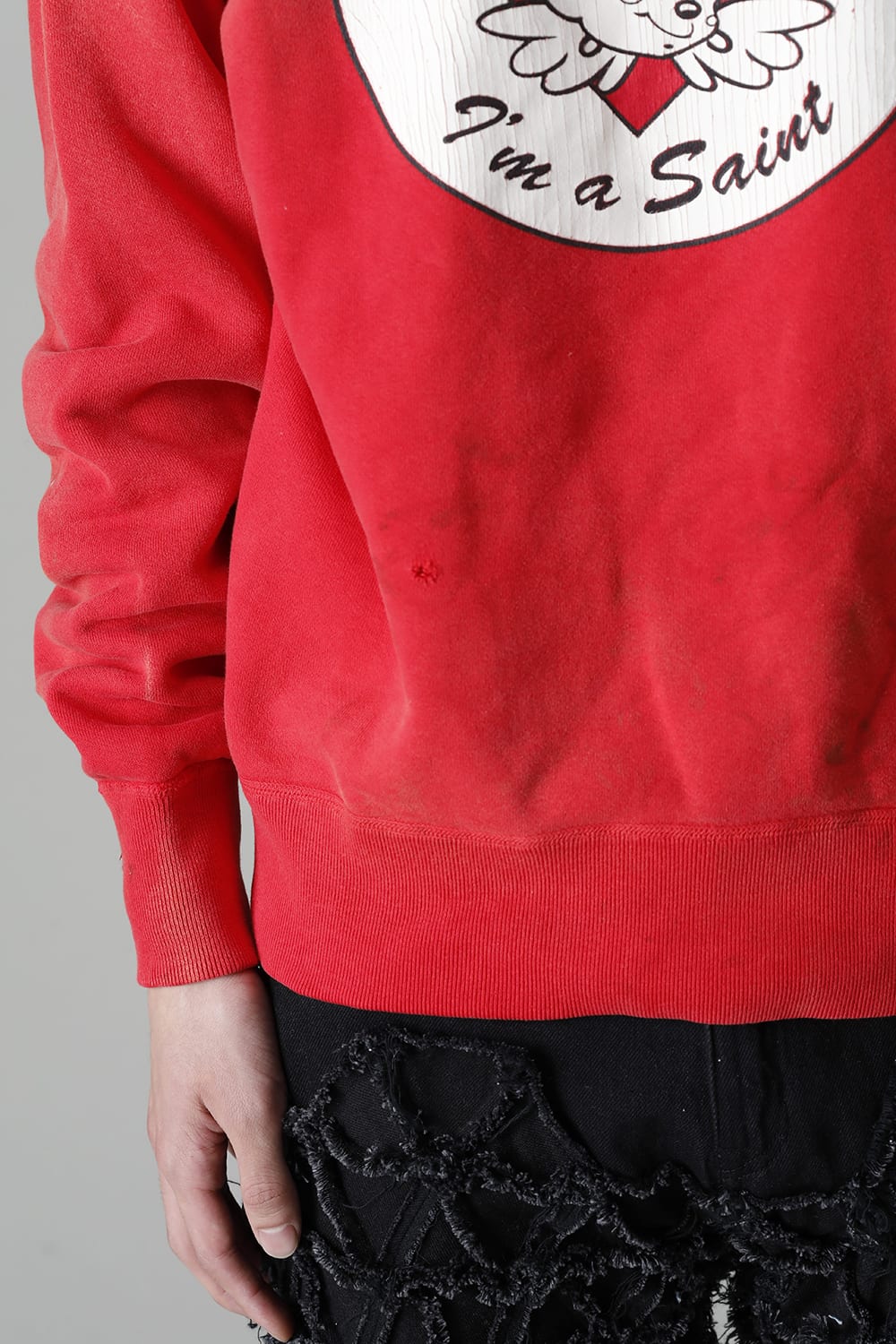 KISS ME Raglan sleeve Sweat shirt