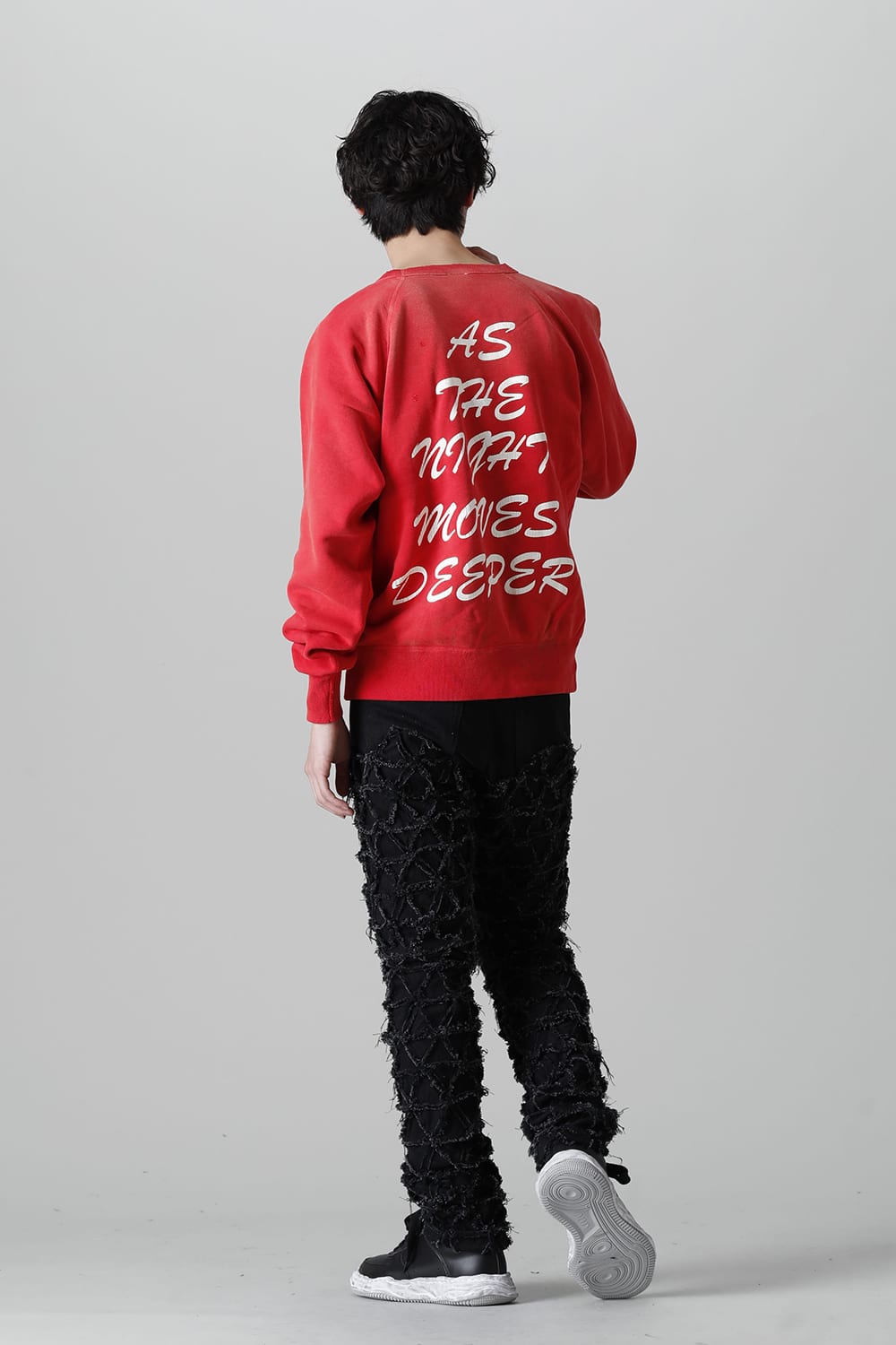 KISS ME Raglan sleeve Sweat shirt