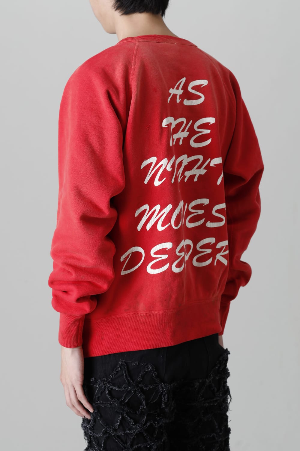 KISS ME Raglan sleeve Sweat shirt