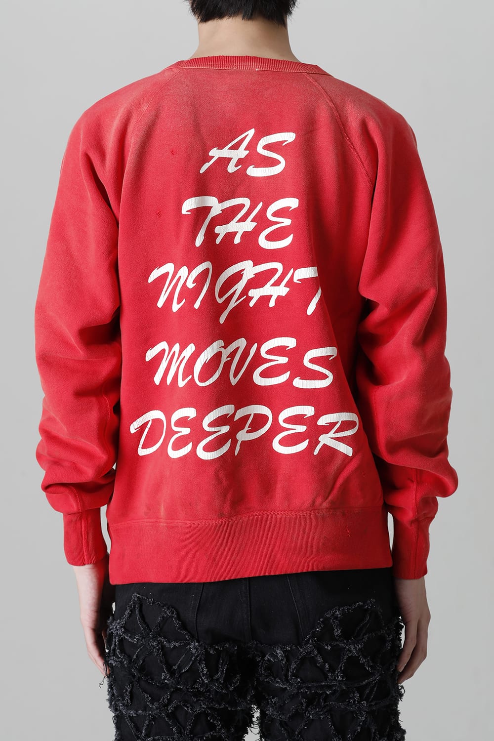 KISS ME Raglan sleeve Sweat shirt