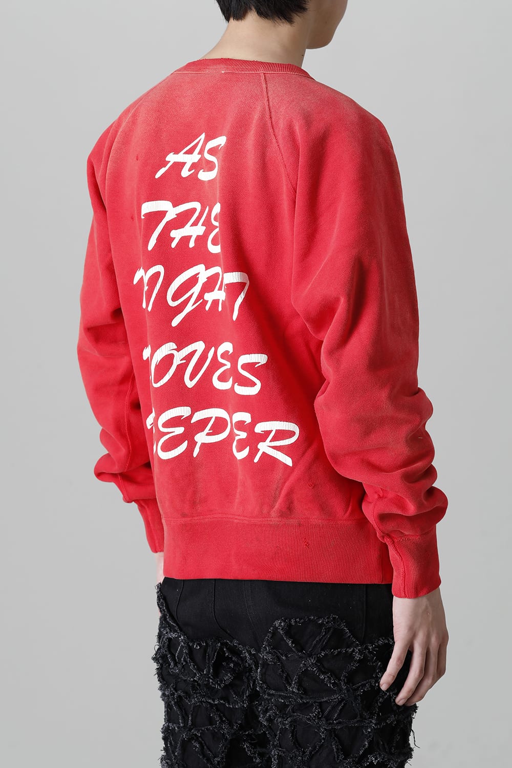 KISS ME Raglan sleeve Sweat shirt