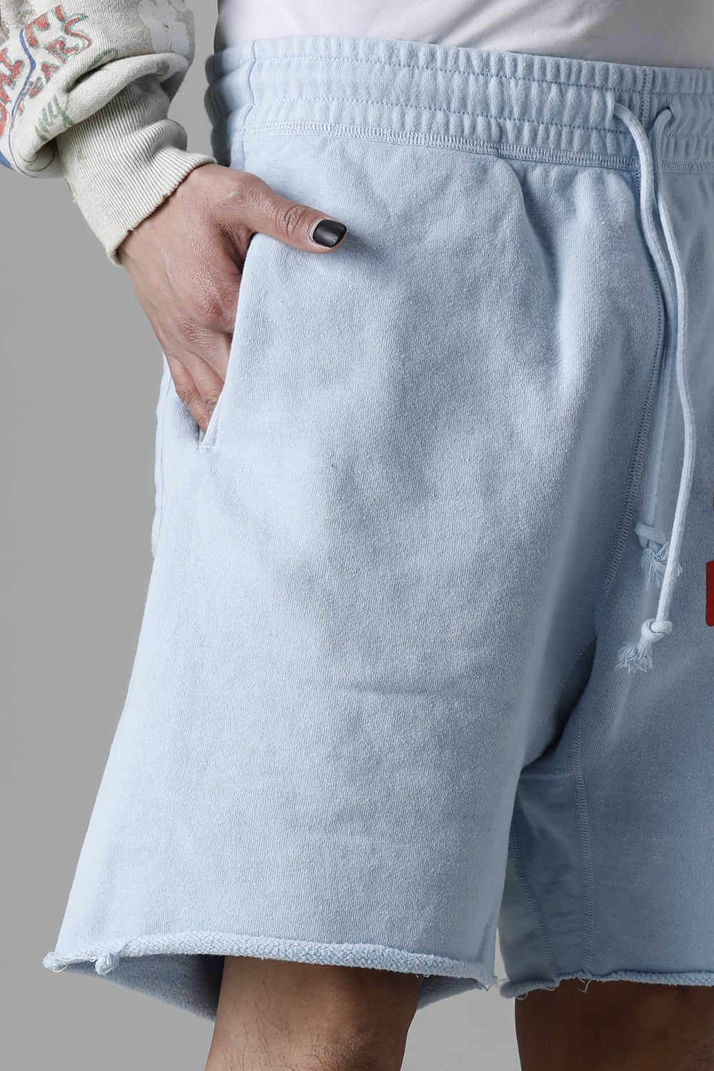 Logo Sweat shorts Sax Blue