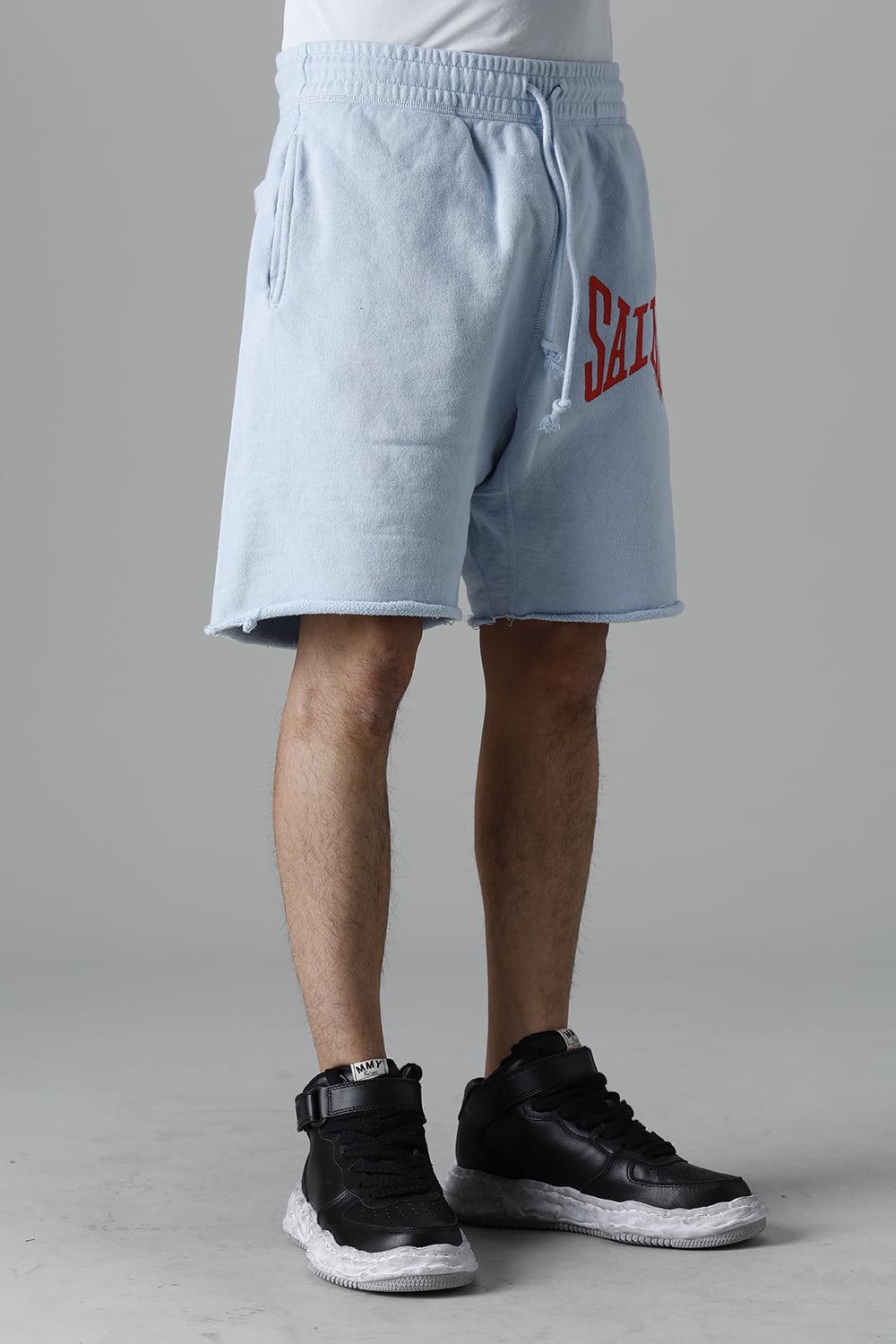 Logo Sweat shorts Sax Blue